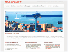 Tablet Screenshot of italpart.com.tr